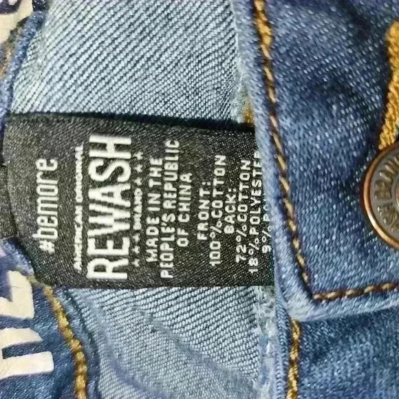 Rewash Juniors Karma Classic Rise Jeans Size 9 - Picture 9 of 12